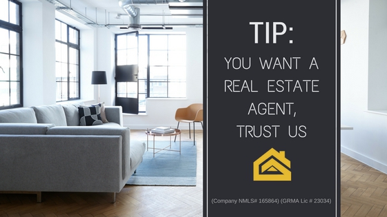 You want a real estate agent, trust us