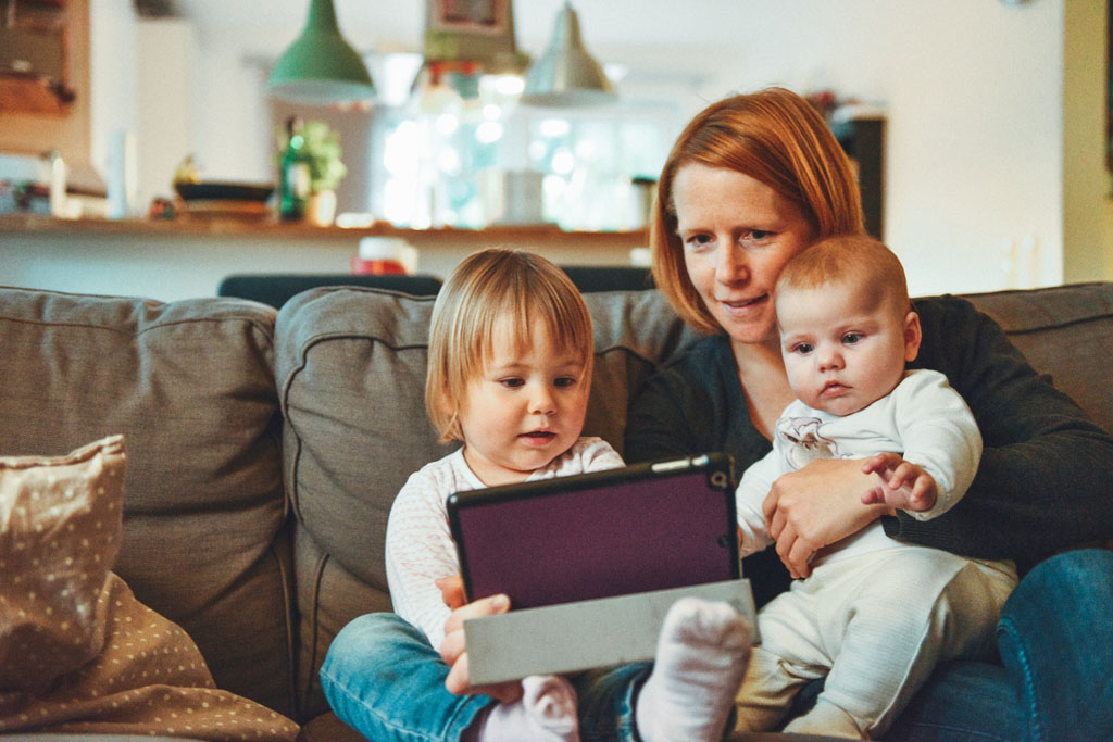 Family on Ipad